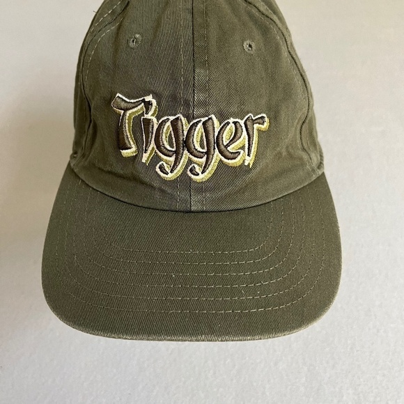Tigger Spellout Green Adjustable Adult Hat Cap Mickey Inc Walt Disney World - Picture 1 of 6